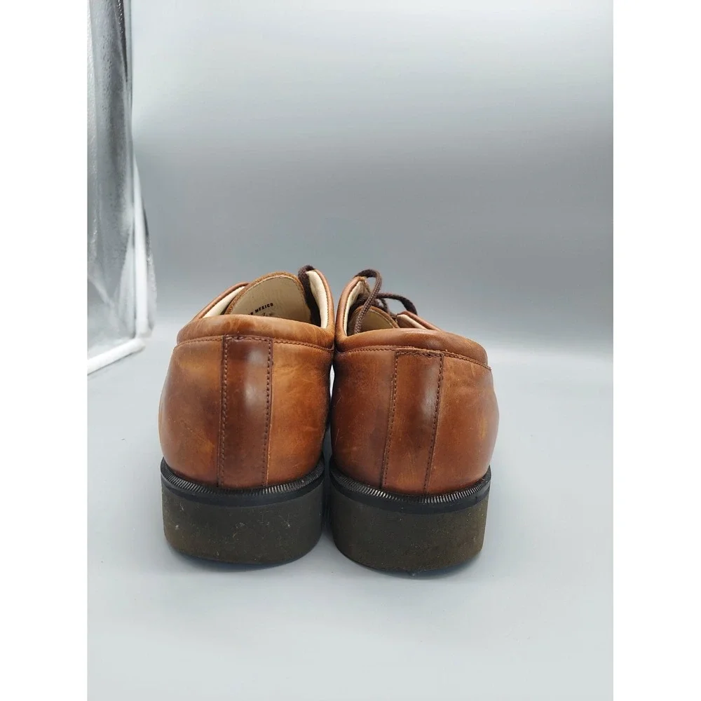 Hitchcock Leather Wide‎ Canoe Boat Shoes For Men brown Size 9 3E